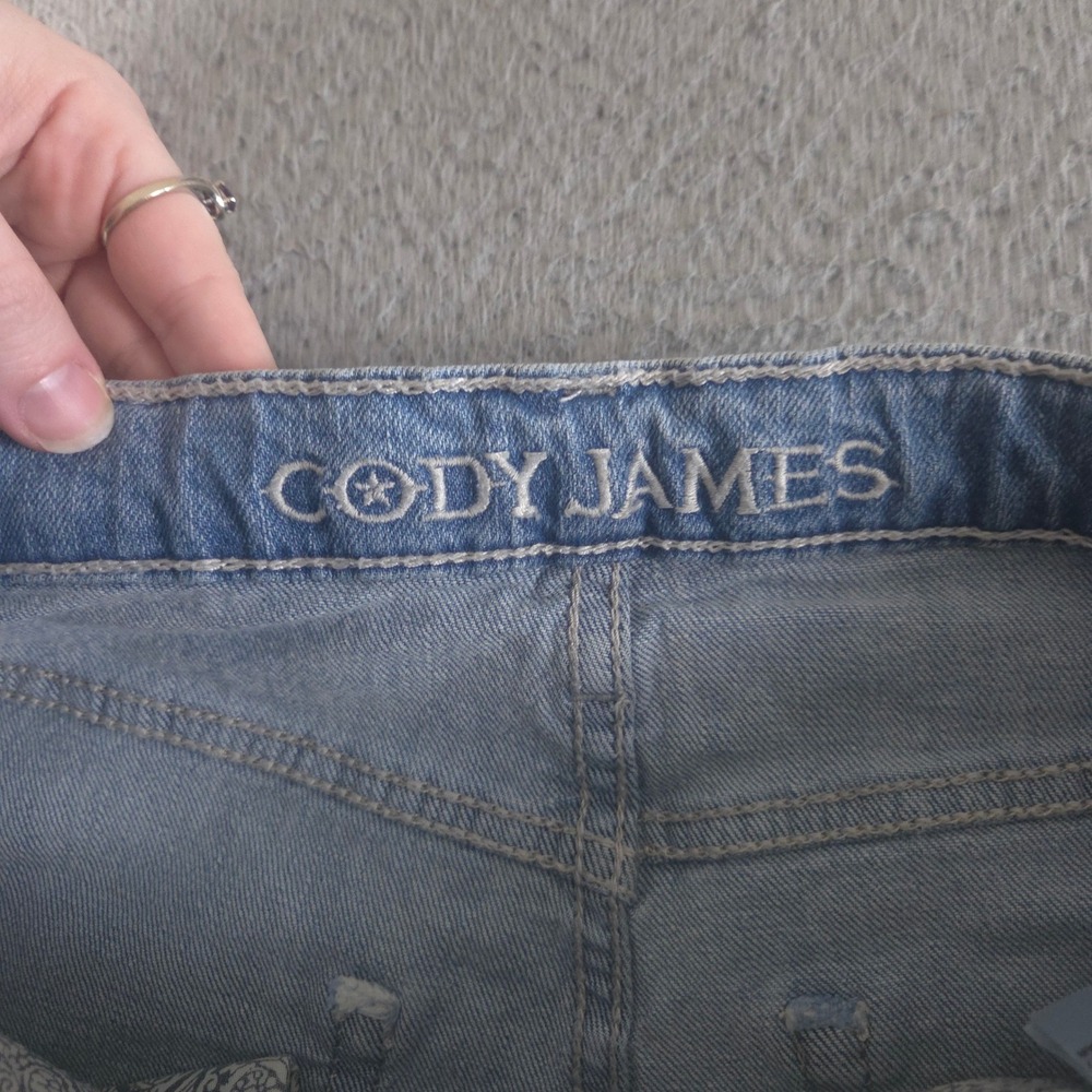 Cody James Jeans Boys 18 Light Wash Pioneer Slim Stretch Bootcut Denim Pants - Picture 7 of 13